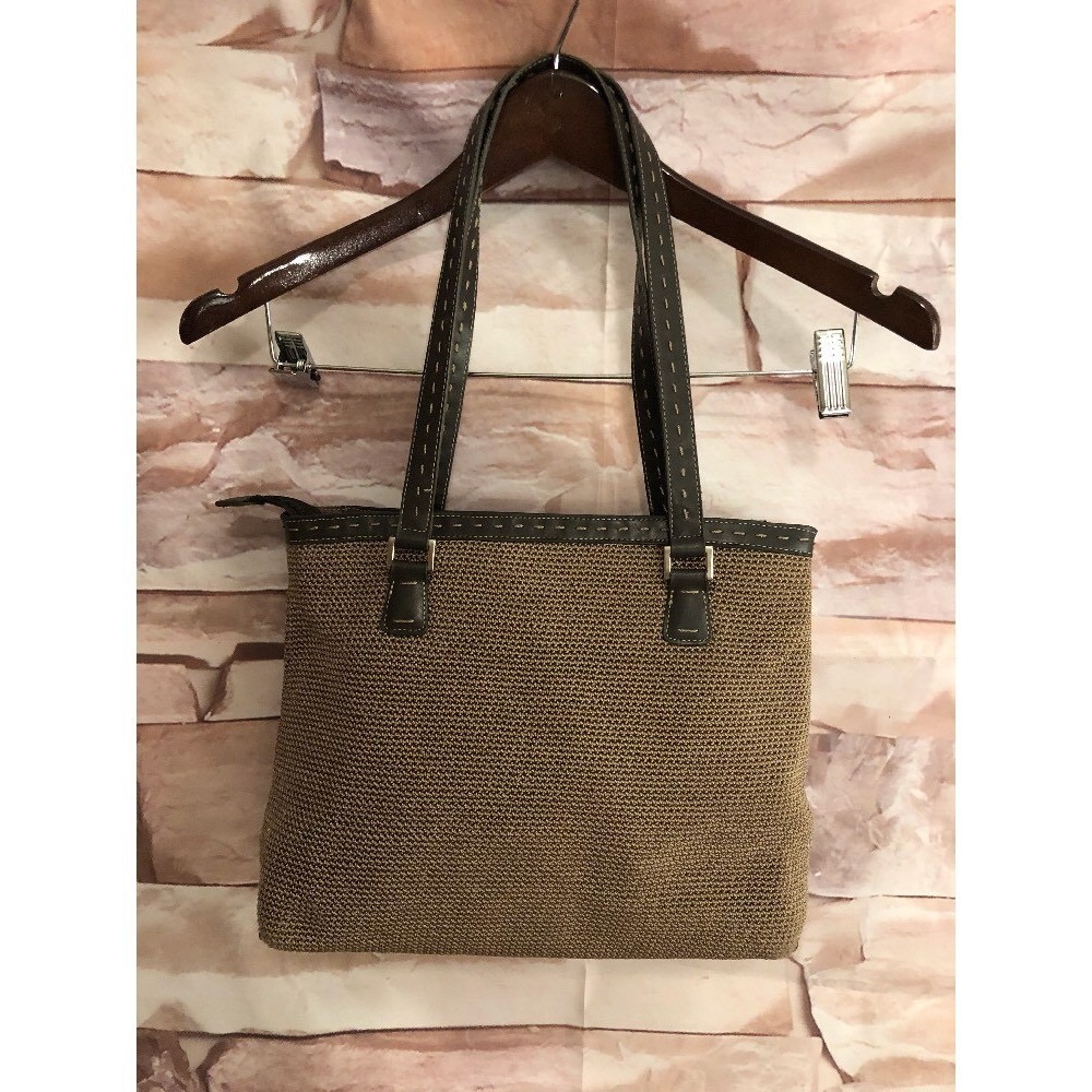 The Sak Women's Woven Nylon Shoulder Bag Purse Medium Zip Closure